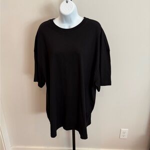 H & M Boxy Black Tee